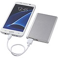 Hliníková powerbanka Pep 4000mAh, stříbrná