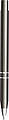 Hliníková propiska s modrou náplní, antracitové