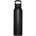 Hliníková sportovní láhev na pití, 650ml, černá