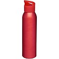Hliníková sportovní láhev na pití, 650ml, červená