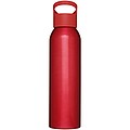 Hliníková sportovní láhev na pití, 650ml, červená