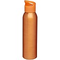 Hliníková sportovní láhev na pití, 650ml, oranžová