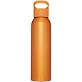 Hliníková sportovní láhev na pití, 650ml, oranžová