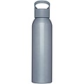 Hliníková sportovní láhev na pití, 650ml, šedá
