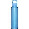 Hliníková sportovní láhev na pití, 650ml, světle modrá