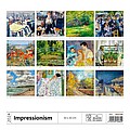 Impressionism 2025, nástěnný kalendář, prodloužená záda