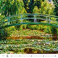 Impressionism 2025, nástěnný kalendář, prodloužená záda