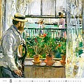 Impressionism 2025, nástěnný kalendář, prodloužená záda