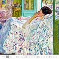 Impressionism 2025, nástěnný kalendář, prodloužená záda