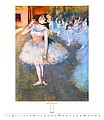 Impressionism 2026, nástěnný kalendář, prodloužená záda
