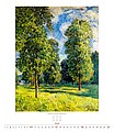 Impressionism 2026, nástěnný kalendář, prodloužená záda