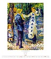 Impressionism 2026, nástěnný kalendář, prodloužená záda