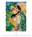 Impressionism 2026, nástěnný kalendář, prodloužená záda