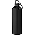 Jednoplášťová láhev s karabinou, objem 770 ml, černá
