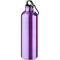 Jednoplášťová láhev s karabinou, objem 770 ml, fialová