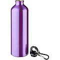 Jednoplášťová láhev s karabinou, objem 770 ml, fialová