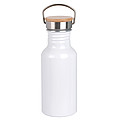 Jednostěnná hliníková láhev na pití, 550ml, bílá