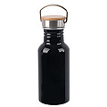 Jednostěnná hliníková láhev na pití, 550ml, černá