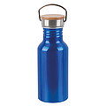 Jednostěnná hliníková láhev na pití, 550ml, modrá