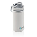 KALAMAJKA Sportovní nerezová termo láhev, objem 550 ml, bílá