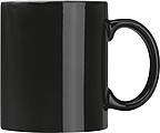 Keramický hrnek 300ml, uvnitř bílý, z venku černý