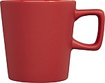 Keramický hrnek o objemu 280 ml, červená
