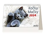 Kočky 2026, stolní kalendář