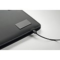 Konferenční sloha A4 s bezdrátovou nabíječkou a 4000 mAh power bankou, černá