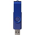 Kovový USB Rotate, 4 GB, námořní modrá, cena na vyžádání