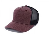Kšiltovka ve stylu snapback, se síťovinou v zadní části, vínová