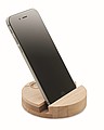 Kulatý stojánek na telefon z březového dřeva