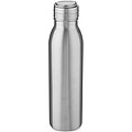 Láhev na pití, 700ml, z nerezové oceli s poutkem, stříbrná