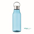Láhev na pití, 800ml, nerezové víčko, Tritan Renew, transparentní modrá