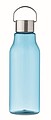 Láhev na pití, 800ml, nerezové víčko, Tritan Renew, transparentní modrá