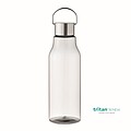 Láhev na pití, 800ml, nerezové víčko, Tritan Renew, transparentní