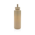 Láhev na pití s madlem, 500ml, hnědá