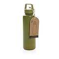 Láhev na pití s madlem, 500ml, zelená