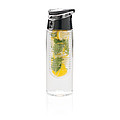 Láhev na pití se sítkem na ovoce, 700ml, transparent