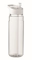 Láhev na pití z RPET, 650ml, bílé víčko