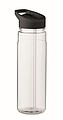 Láhev na pití z RPET, 650ml, černé víčko