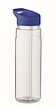 Láhev na pití z RPET, 650ml, modré víčko