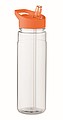 Láhev na pití z RPET, 650ml, oranžové víčko
