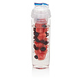 Láhev na vodu se sítkem na ovoce, objem 500ml, modrá