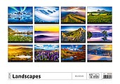 Landscapes 2026, nástěnný kalendář, prodloužená záda