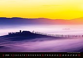 Landscapes 2026, nástěnný kalendář, prodloužená záda