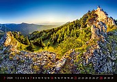 Landscapes 2026, nástěnný kalendář, prodloužená záda