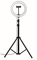 LED kruhové světlo 26cm, černá