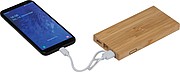 LEONFA Powerbanka 8000mAh s bambusovým povrchem