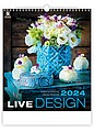 Live Design 2026, nástěnný kalendář, prodloužená záda