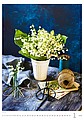 Magic Flowers 2026, nástěnný kalendář, prodloužená záda